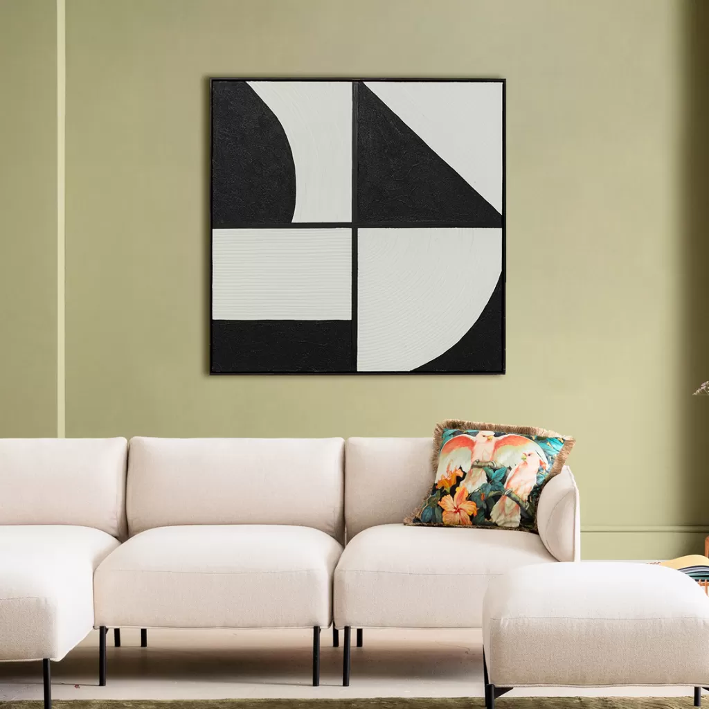 Taulut>KARE Design Modulo Kehystetty Taulu 100x100cm