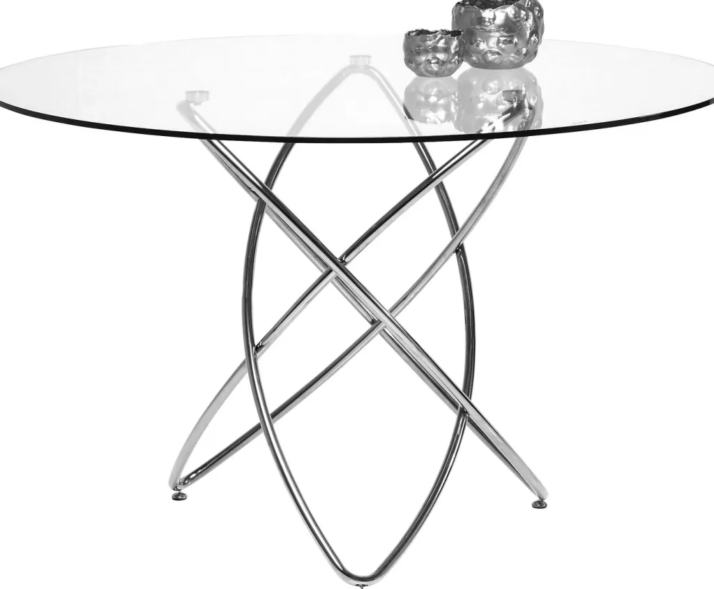 Pöydät>KARE Design Molekular Pöytä, Hopea Ø120cm