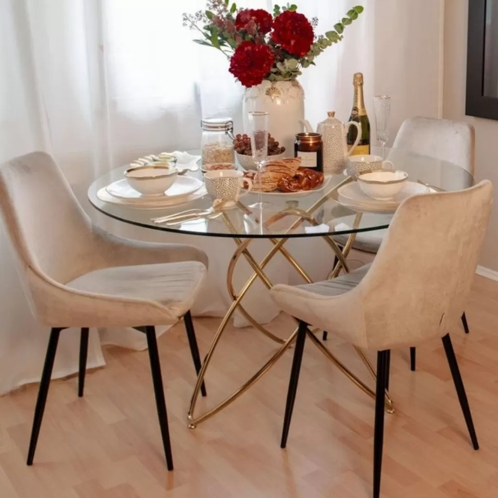 Pöydät>KARE Design Molekular Pöytä, Kulta Ø120cm