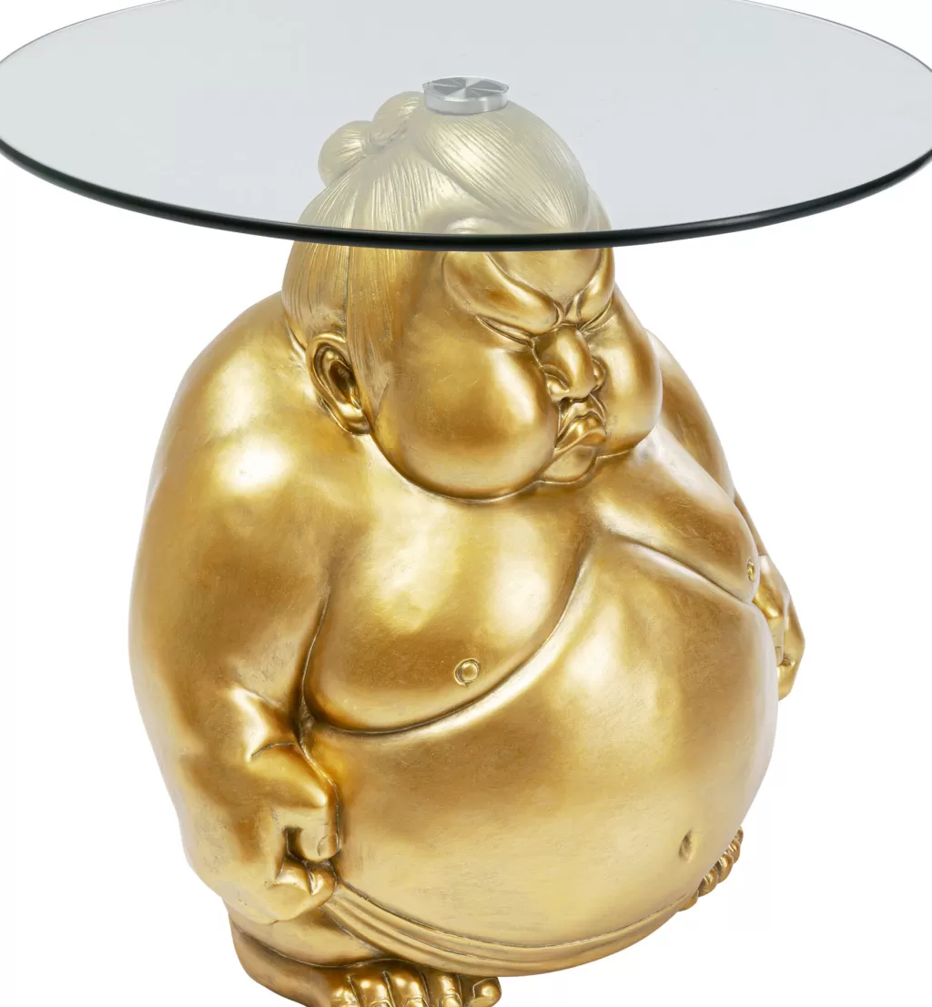 Sohvapöydät>KARE Design Monk Gold Munkki Sivupöytä, Kulta Ø54cm