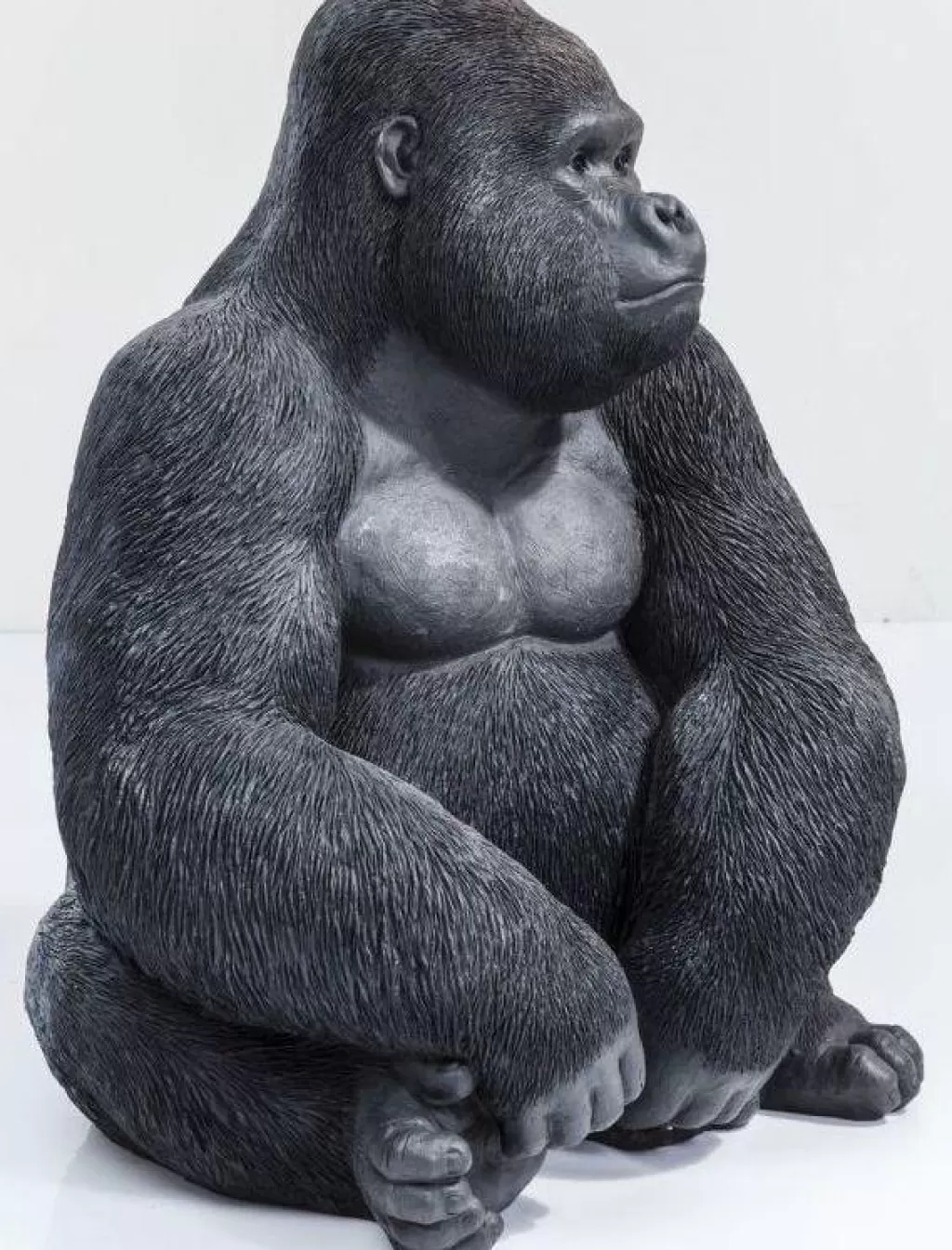 Jalalliset Koriste-Esineet>KARE Design Monkey Gorilla Side XL Gorilla Koriste-esine, Figuuri, Musta 76cm