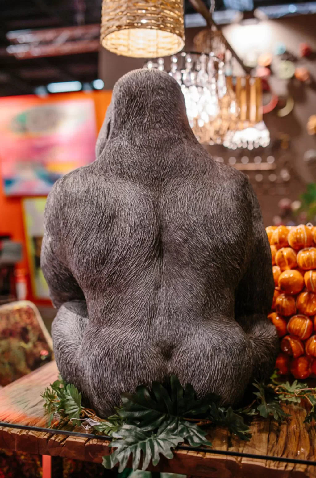 Jalalliset Koriste-Esineet>KARE Design Monkey Gorilla Side XL Gorilla Koriste-esine, Figuuri, Musta 76cm