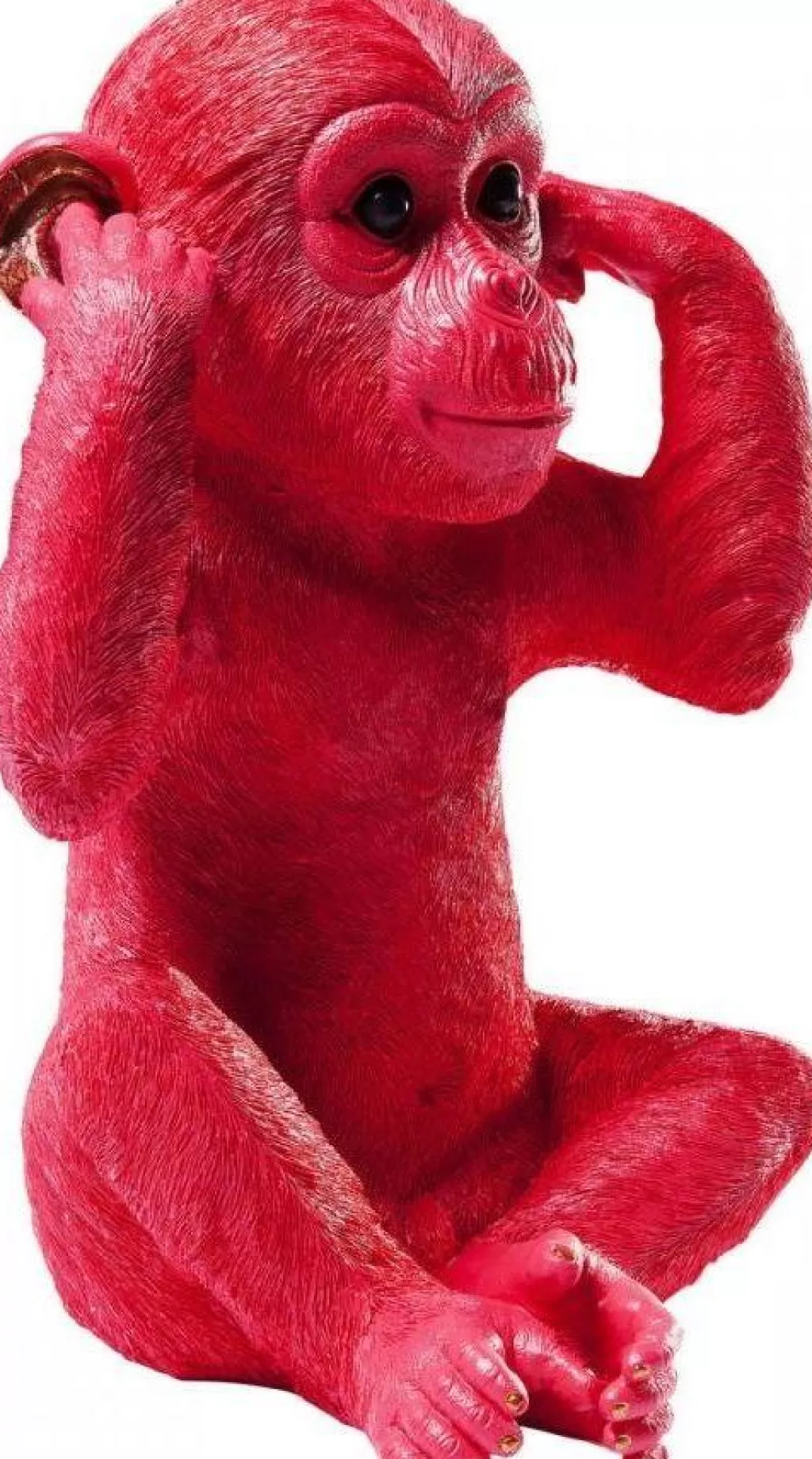 Säästölippaat>KARE Design Monkey Kikazaru Apina Säästölipas, Punainen