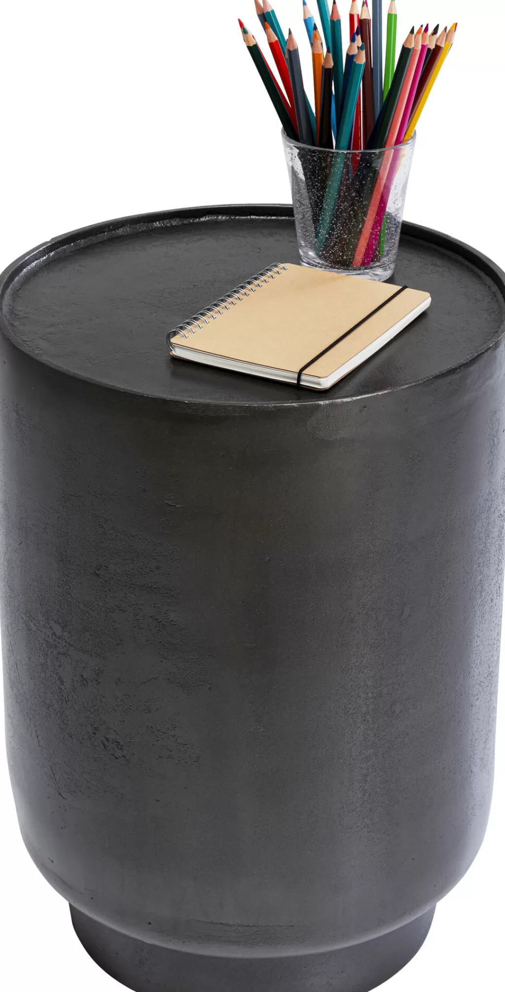 Sohvapöydät>KARE Design Montagna Pyöreä Sivupöytä Musta Ø39cm