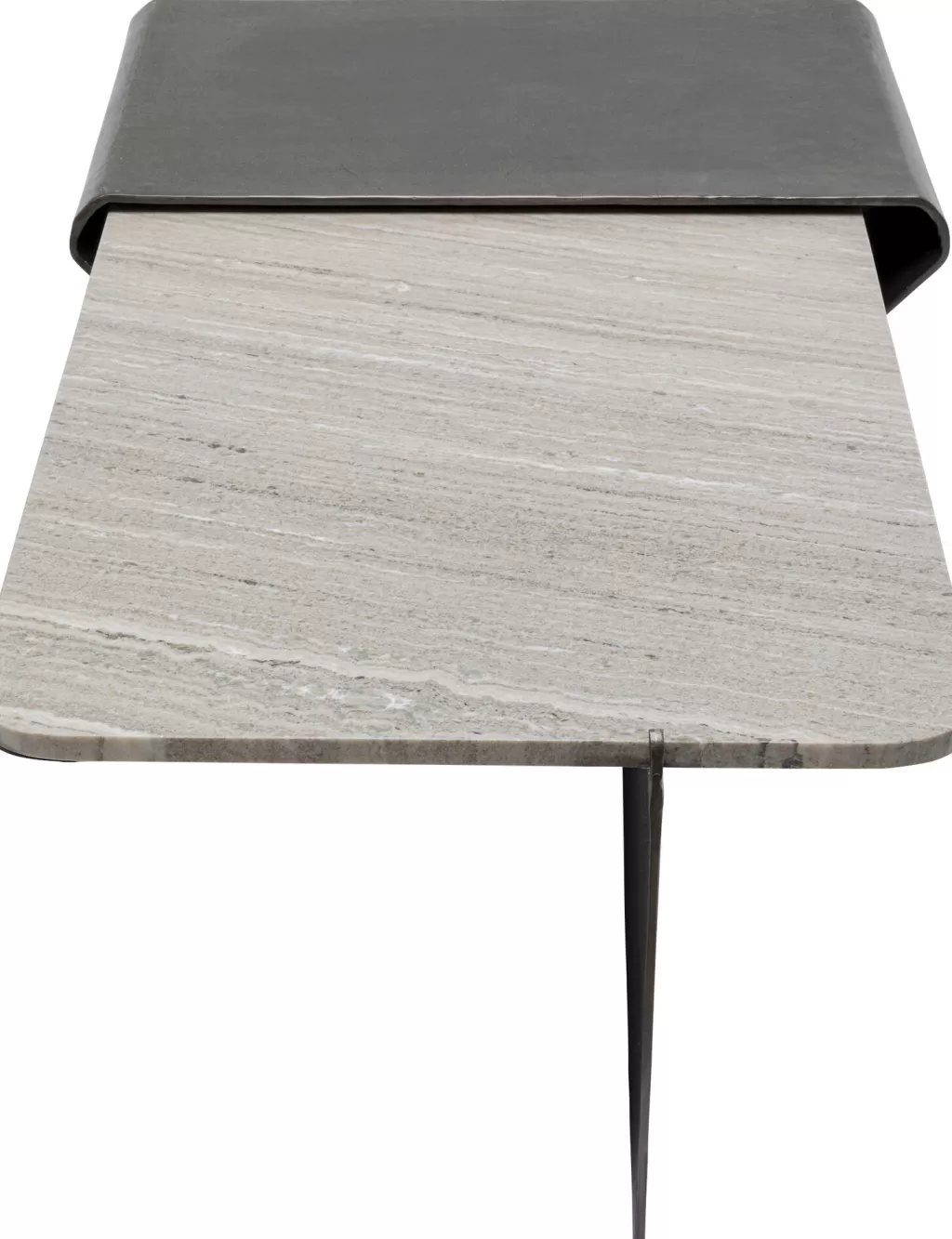 Sohvapöydät>KARE Design Montagna Sohvapöytä Marmoria Ja Metallia 142x70cm