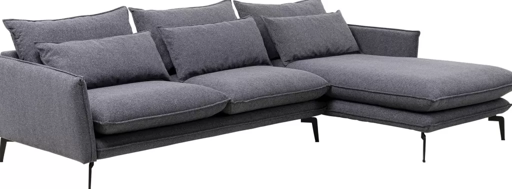 Olohuone | Kulmasohvat>KARE Design Monza Kulmasohva, Harmaa, Oikea 296cm