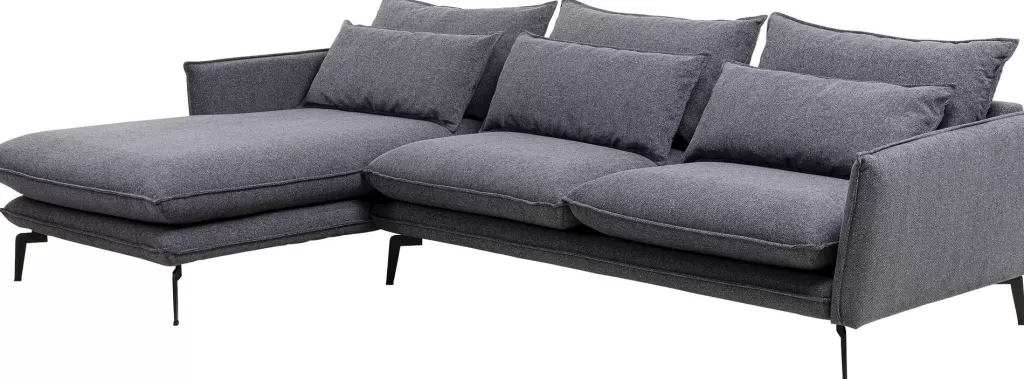 Olohuone | Kulmasohvat>KARE Design Monza Kulmasohva, Harmaa, Vasen 296cm