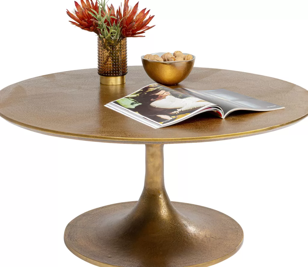 Sohvapöydät>KARE Design Morocco Brass Sohvapöytä, Messinki Ø91cm
