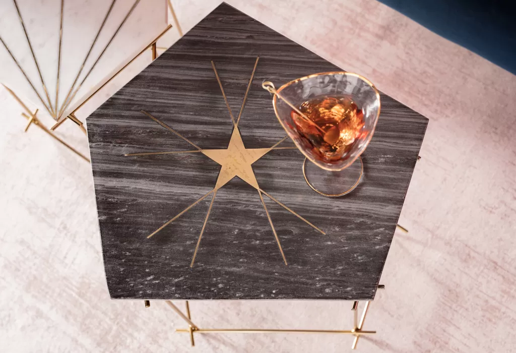 Sohvapöydät | Olohuone>KARE Design Mystic Pentagon Big Sivupöytä