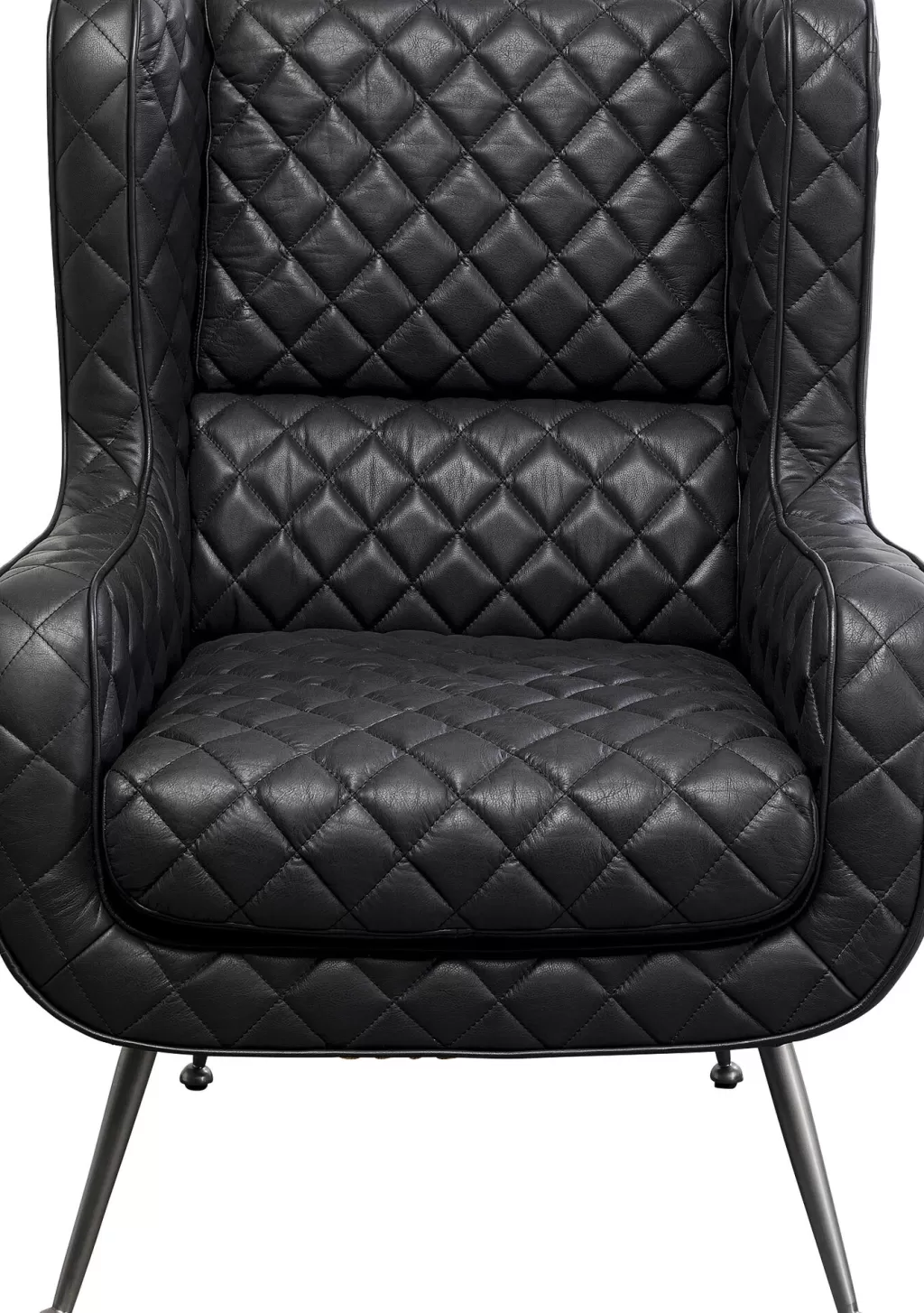 Olohuone | Nojatuolit>KARE Design Nonna Nojatuoli Nahkaa Musta