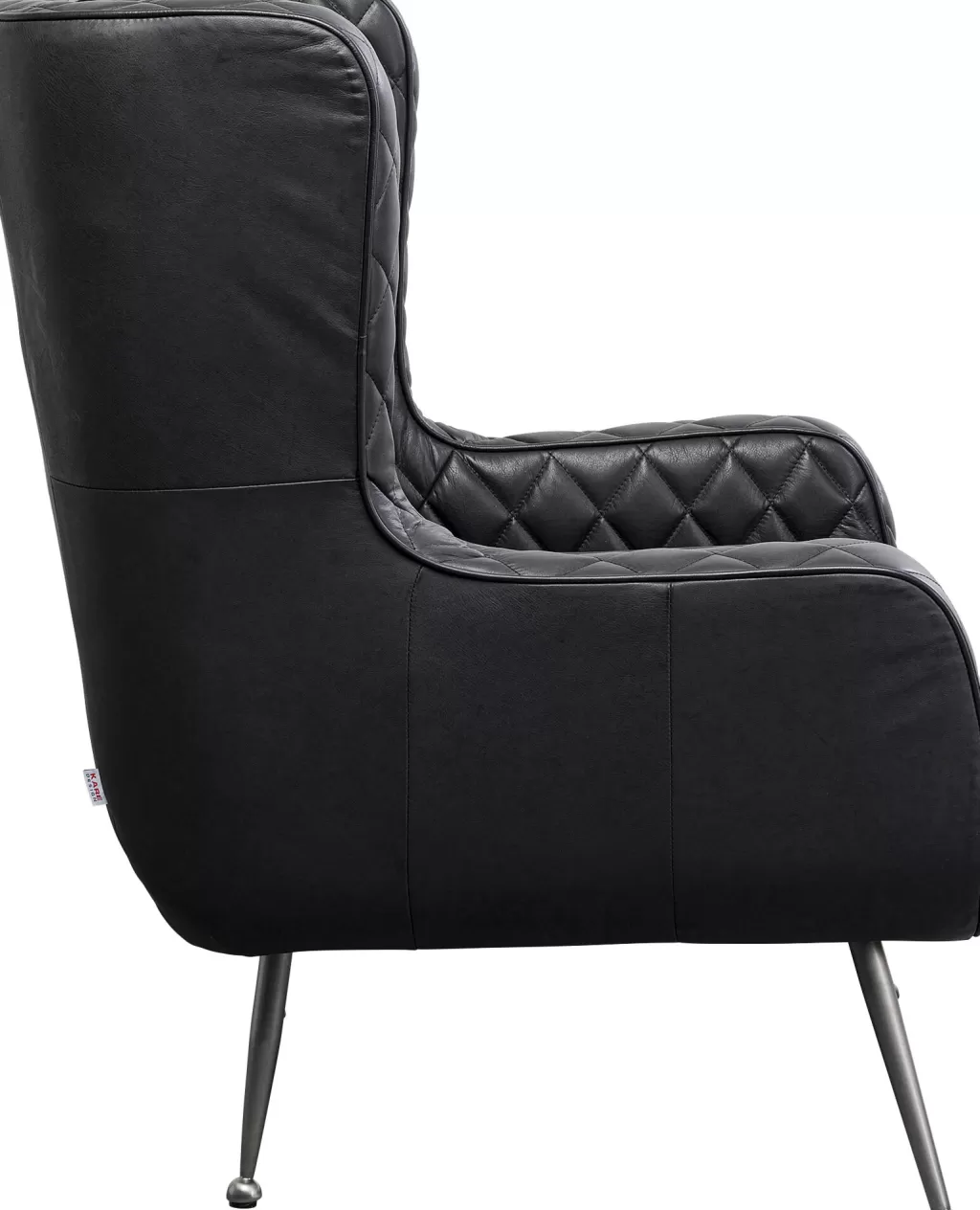 Olohuone | Nojatuolit>KARE Design Nonna Nojatuoli Nahkaa Musta