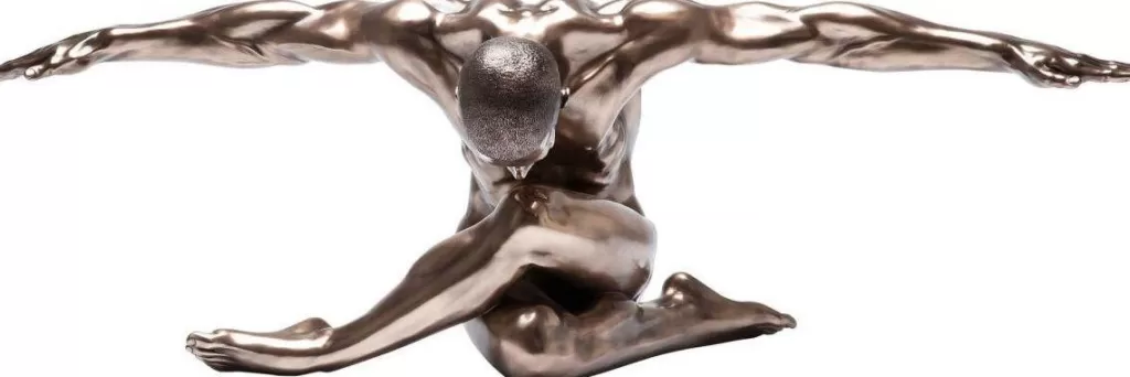 Koriste-Esineet>KARE Design Nude Man Bow Koriste-esine, Patsas 137cm