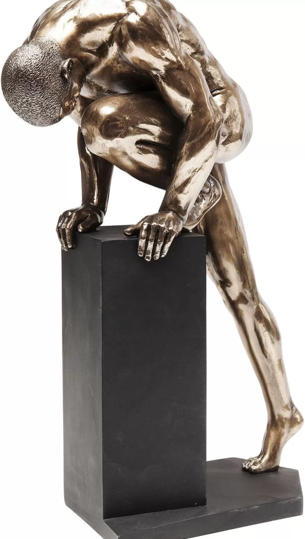 Koriste-Esineet>KARE Design Nude Man Stand Koriste-esine, Figuuri, Pronssi 35cm