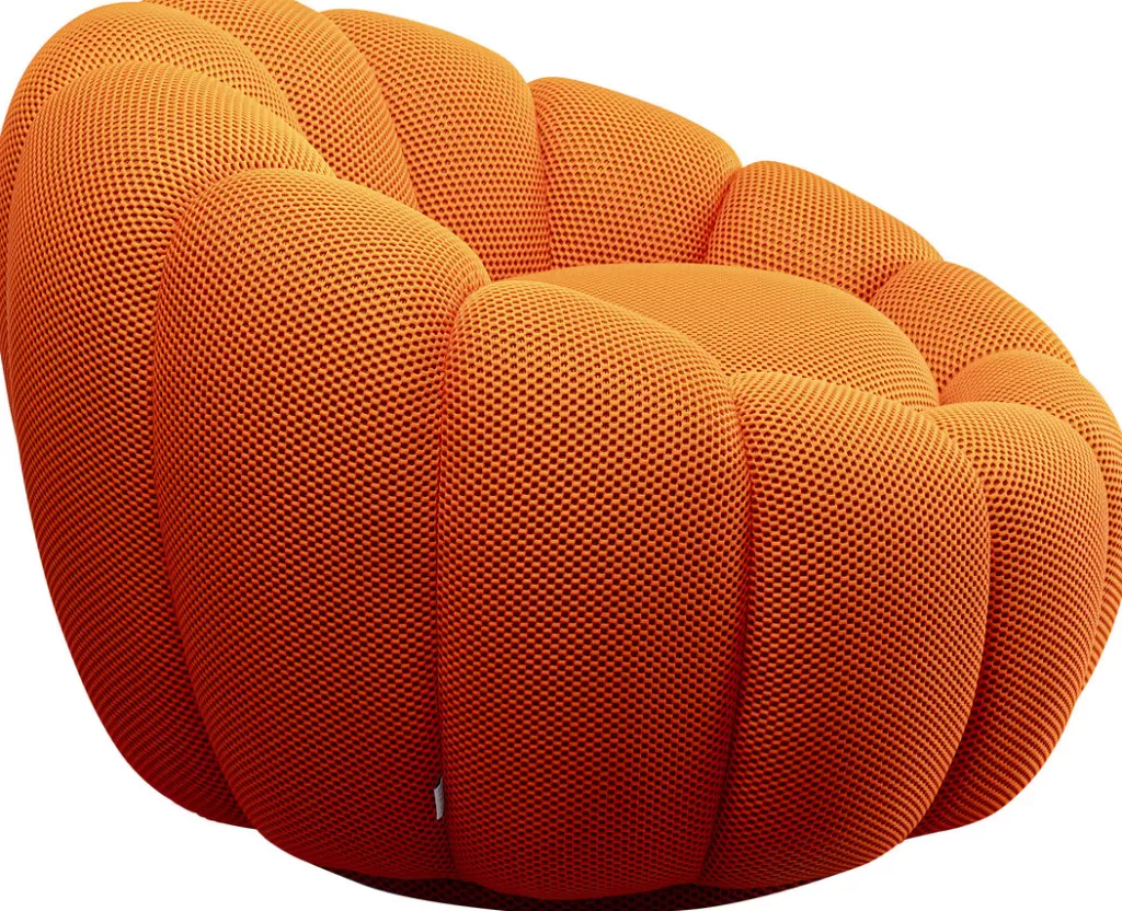 Nojatuolit>KARE Design Peppo Bloom Kääntyvä Nojatuoli Oranssi