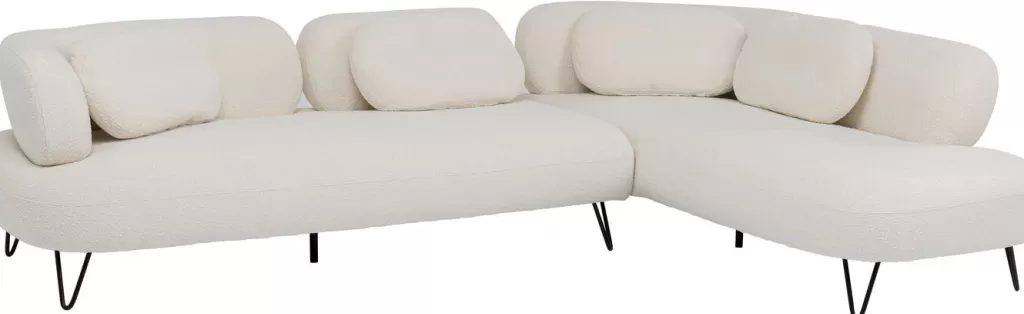 Olohuone | Kulmasohvat>KARE Design Peppo Kulmasohva, Valkoinen