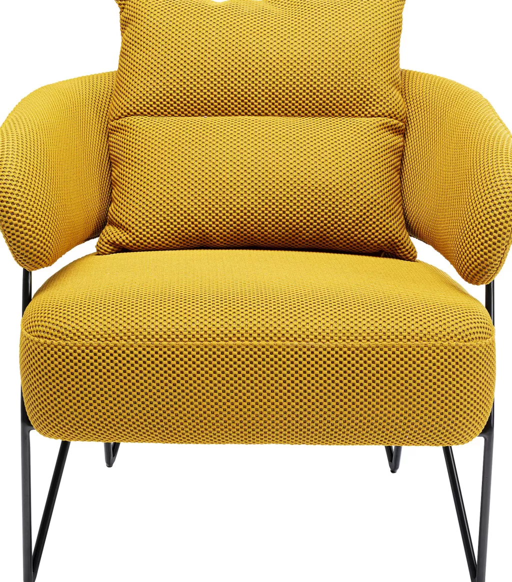 Nojatuolit>KARE Design Peppo Nojatuoli, Keltainen