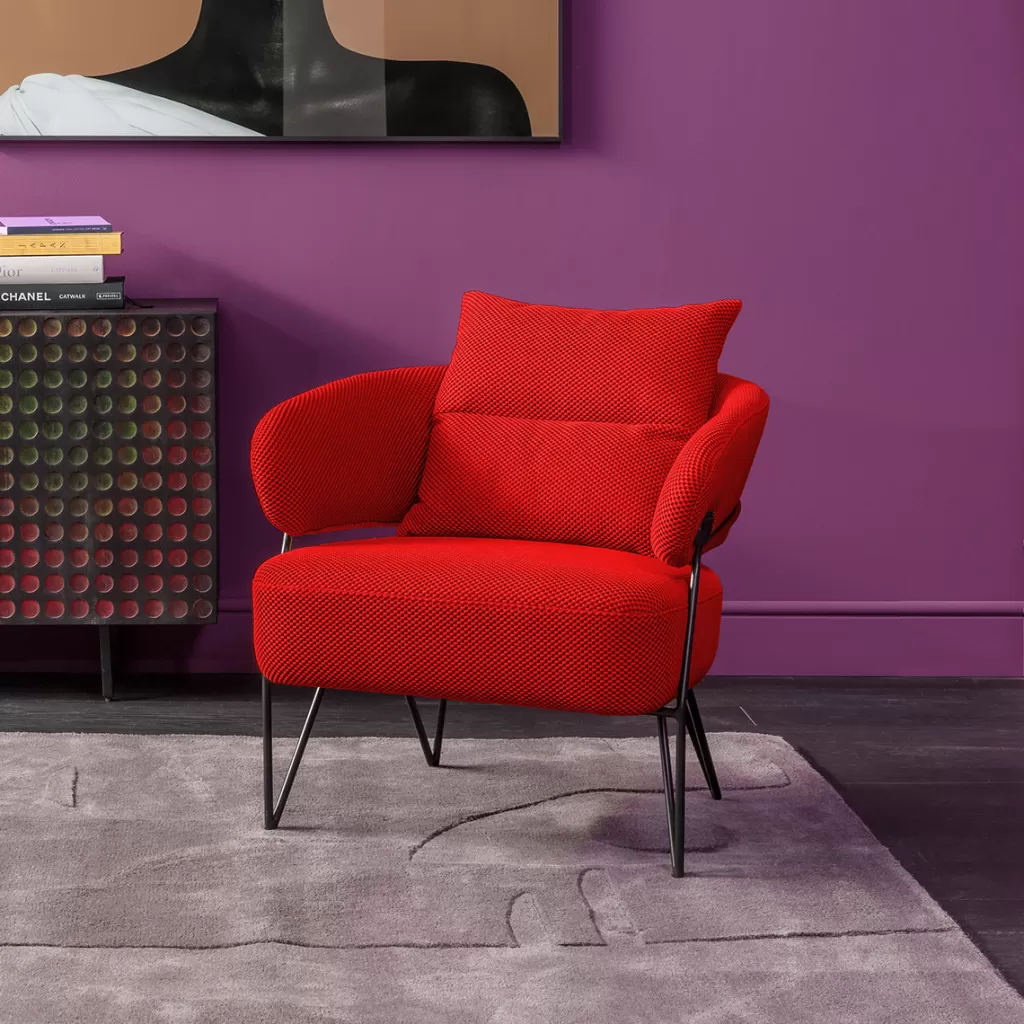 Nojatuolit>KARE Design Peppo Nojatuoli Punainen