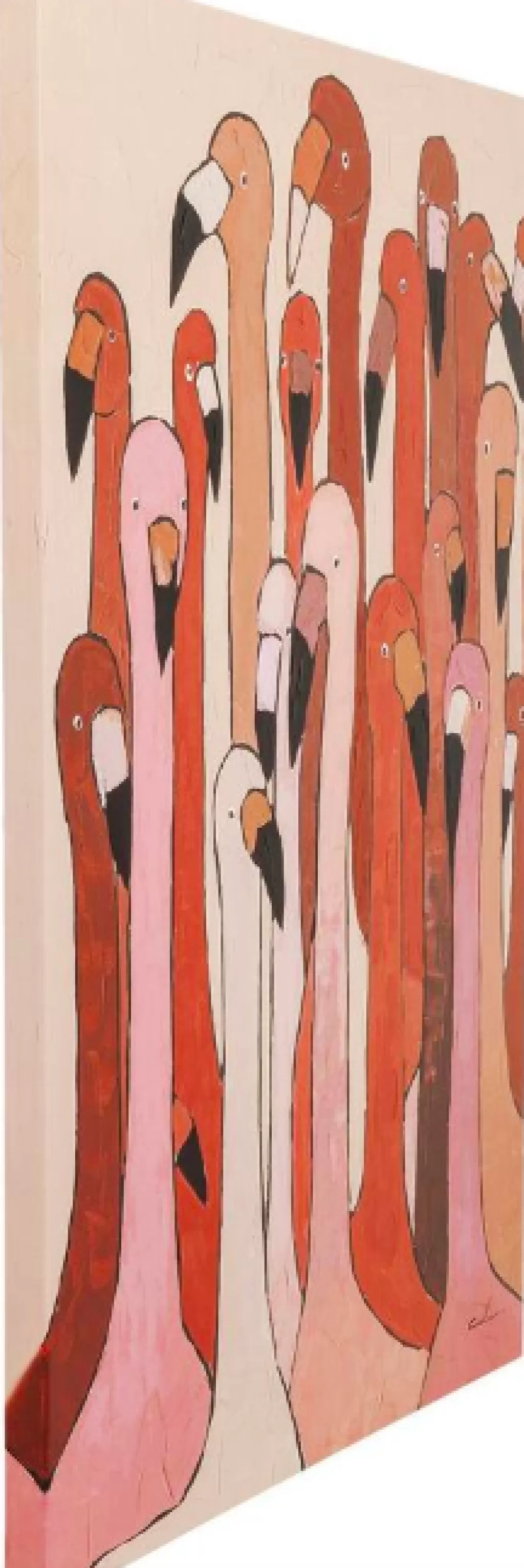 Taulut | Olohuone>KARE Design Picture Touched Flamingo Meeting Flamingo Taulu 90x120cm