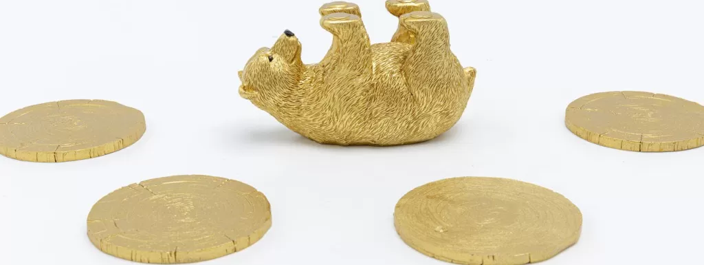 Keittiö Ja Astiat>KARE Design Playing Bear Lasinaluset (4/Setti)