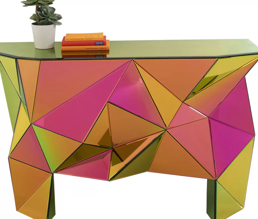 Konsolipöydät Ja Sivupöydät>KARE Design Prisma Colore Konsolipöytä Peililasia 127cm