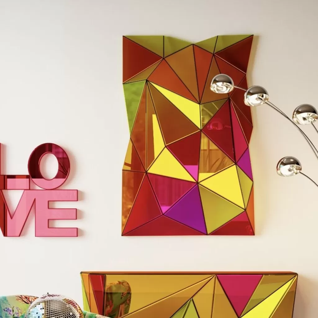 Peilit>KARE Design Prisma Colore Seinäpeili 80x120cm