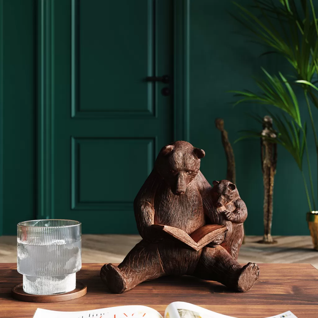 Koriste-Esineet>KARE Design Reading Bears Karhut Koriste-esine