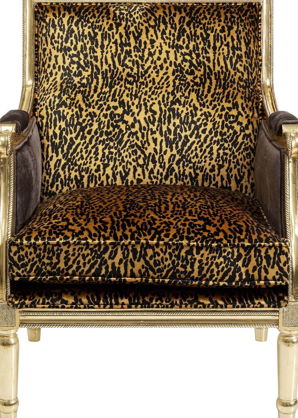 Olohuone | Nojatuolit>KARE Design Regency Leo Nojatuoli - Leopardikuvio, Kulta