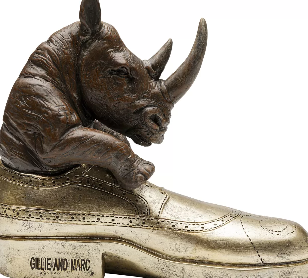Koriste-Esineet>KARE Design Rhino Shoe Fetish Sarvikuono Koriste-esine 28cm
