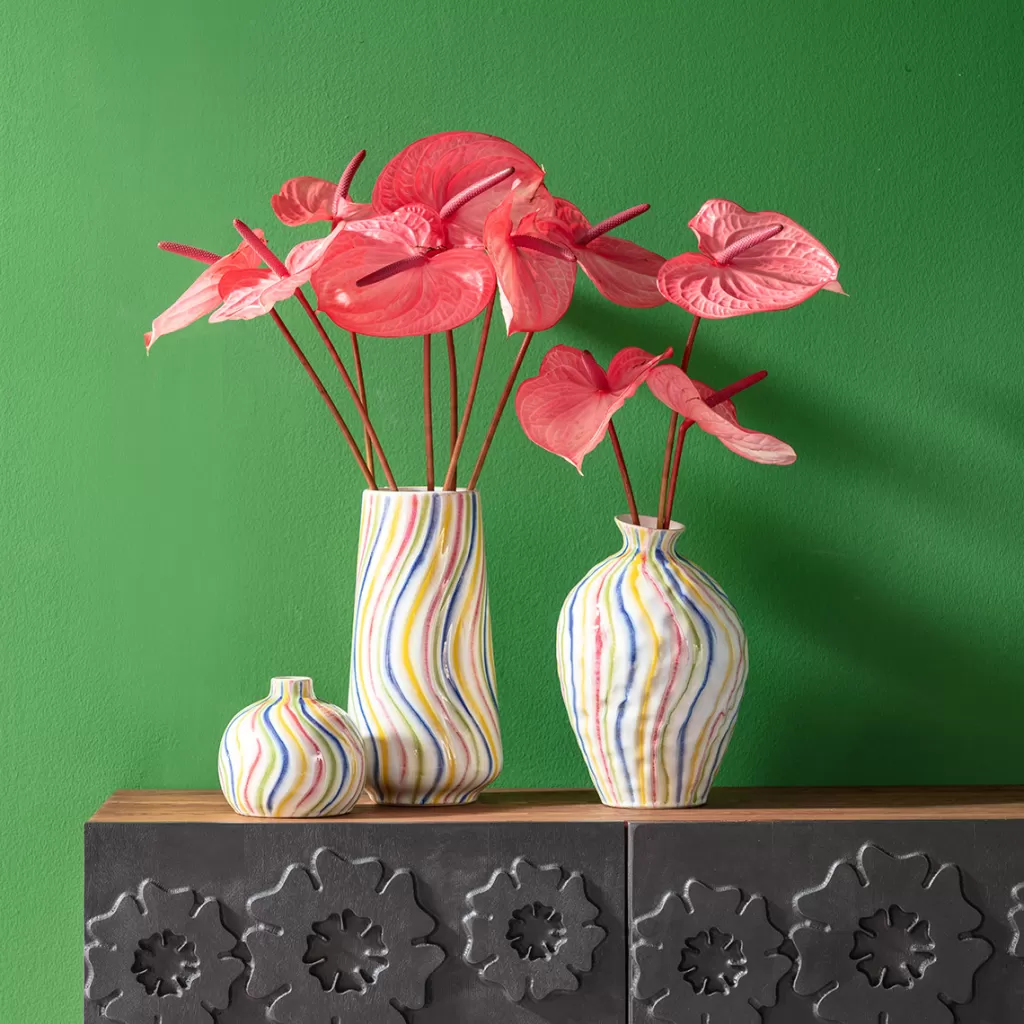 Maljakot | Olohuone>KARE Design Rivers Colore Maljakko 32 Cm