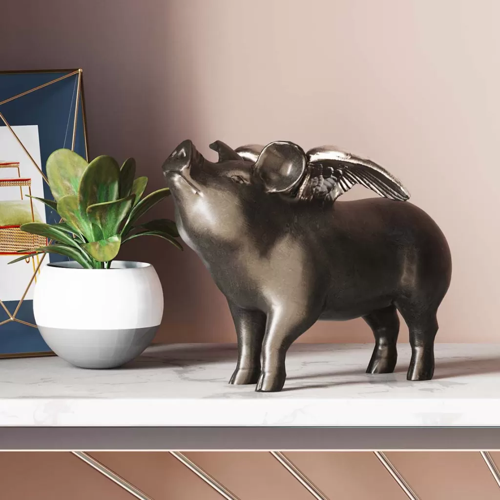 Säästölippaat>KARE Design Rockstar Pig Säästolipas
