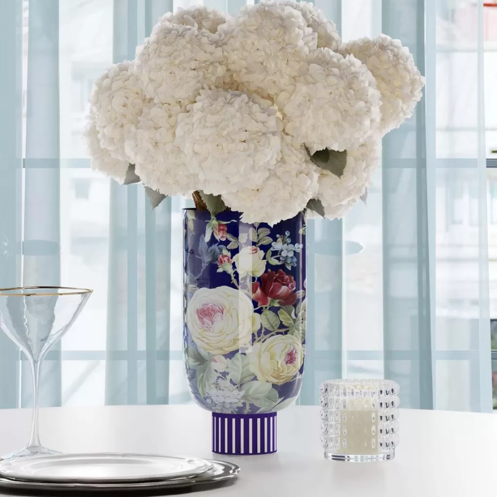 Maljakot | Olohuone>KARE Design Rose Magic Deco Maljakko Sininen 27cm