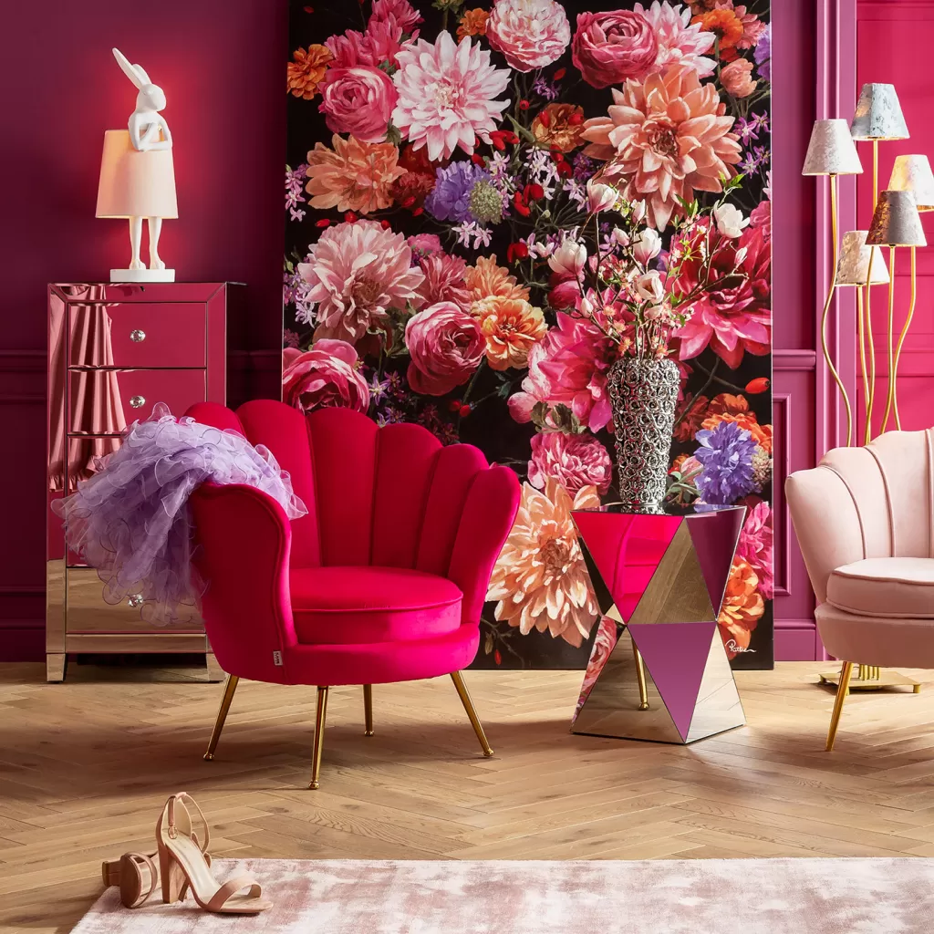 Maljakot | Olohuone>KARE Design Rose Multi Small Maljakko, Kromi
