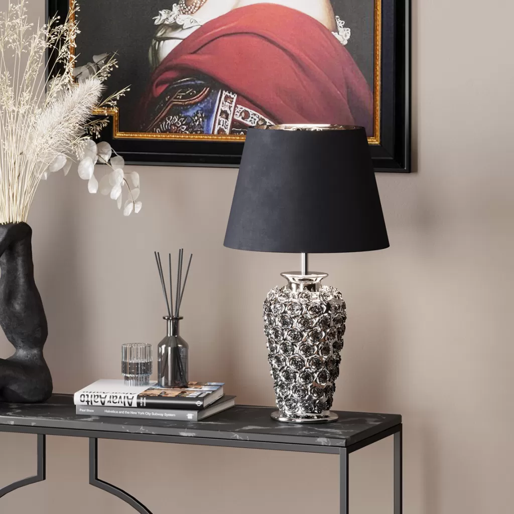 Pöytävalaisimet>KARE Design Rose Pöytävalaisin, Hopea 57cm