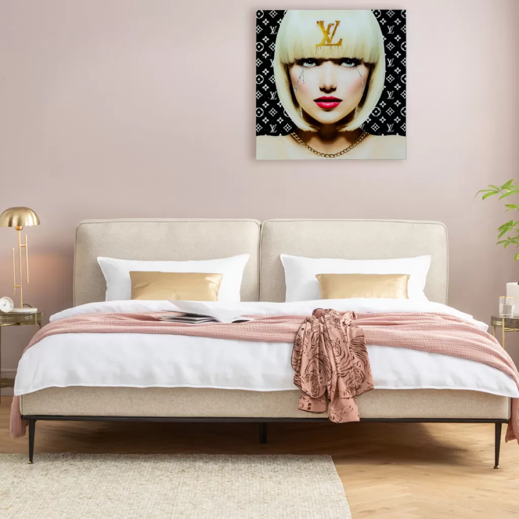 Taulut | Olohuone>KARE Design Runny Eyes Lasitaulu 80x80cm