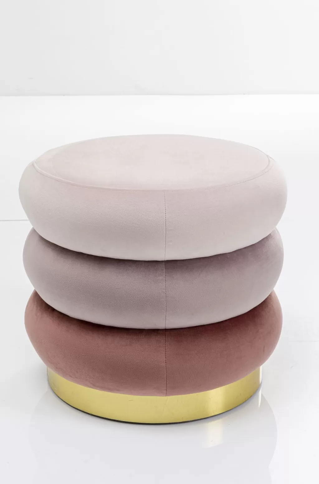 Rahit Ja Jakkarat>KARE Design Sandwich Mauve Rahi, Jakkara Ø45cm