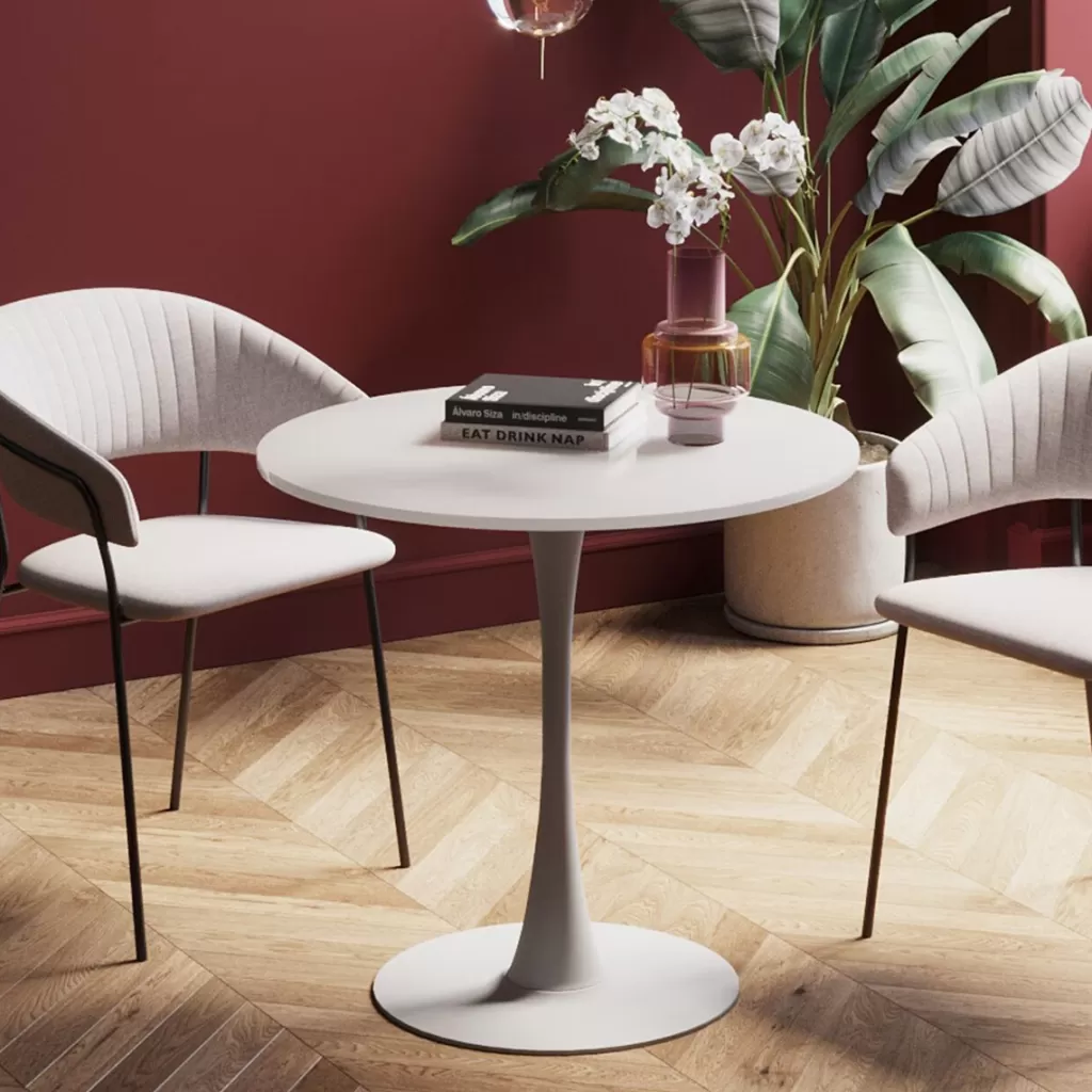 Pöydät>KARE Design Schickeria Pyöreä Pöytä, Valkoinen Ø80