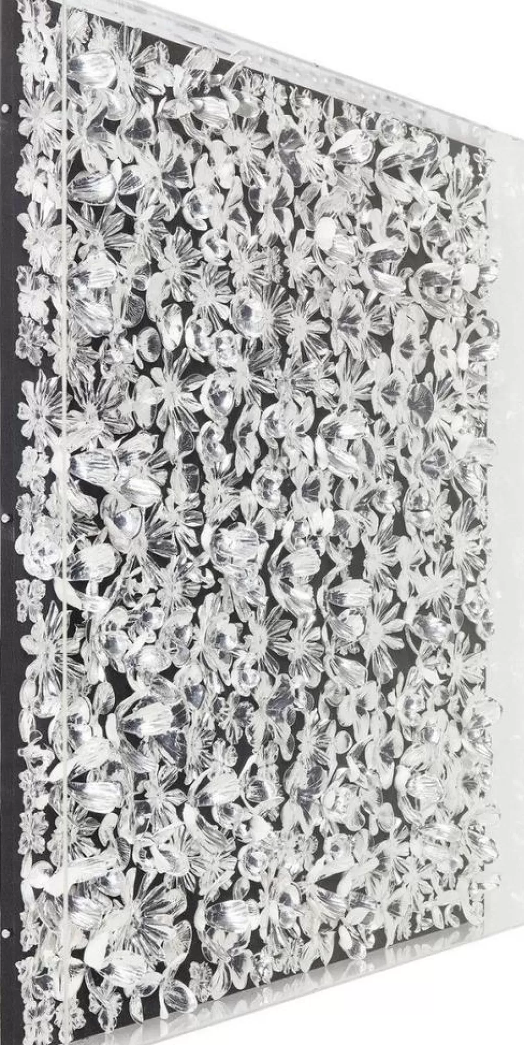 Seinäkoristeet>KARE Design Silver Flower Seinäkoriste, Taulu 100x100cm