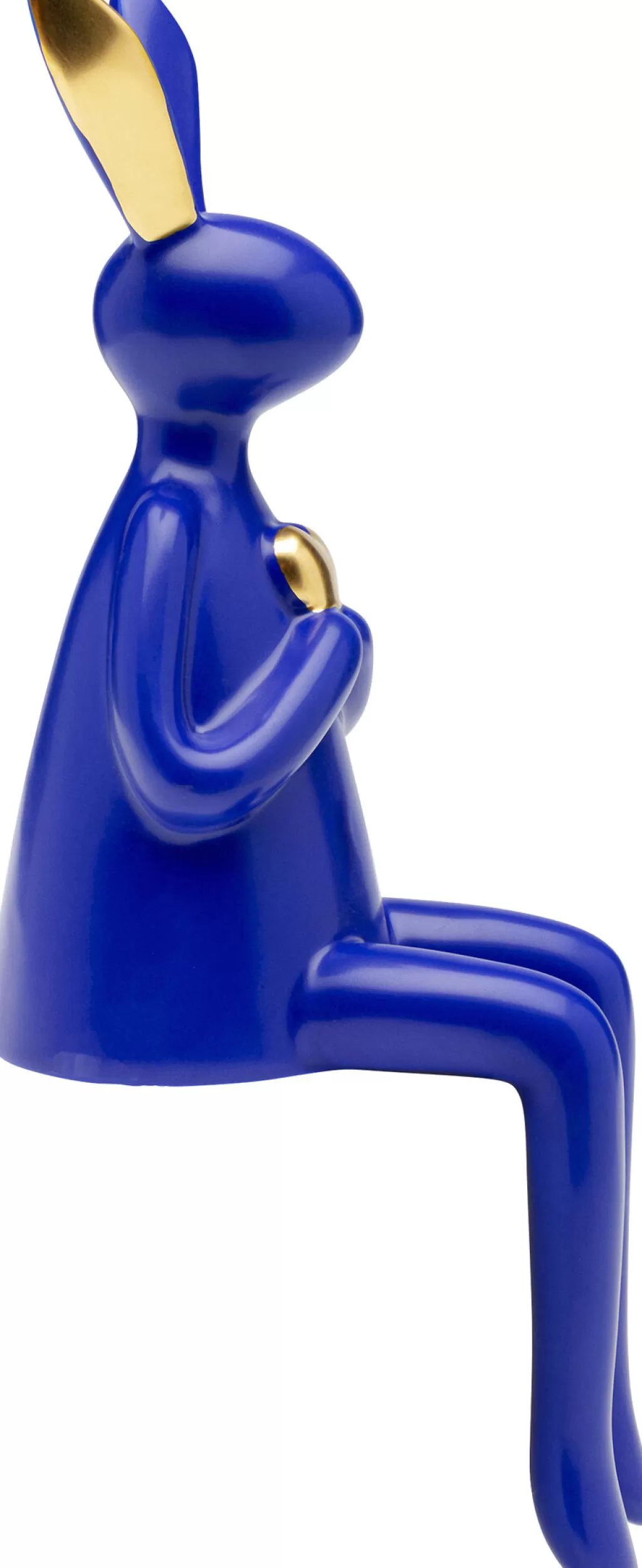 Koriste-Esineet>KARE Design Sitting Rabbit Heart Jänis, Pupu Koriste-esine Sininen 29cm
