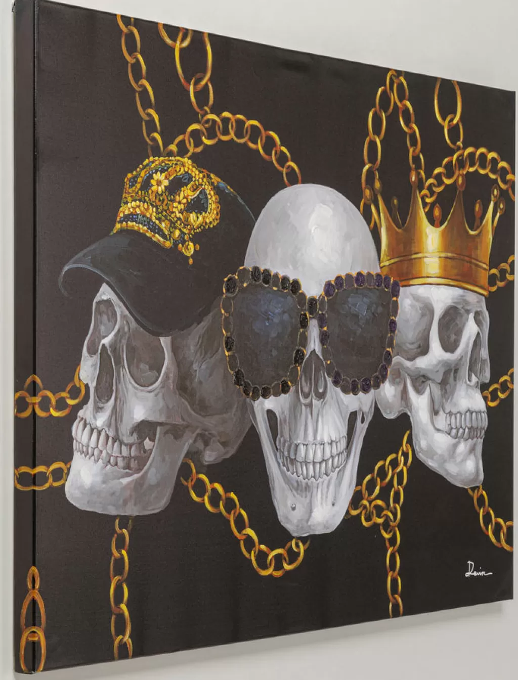 Taulut>KARE Design Skull Gang Canvastaulu 120x90cm