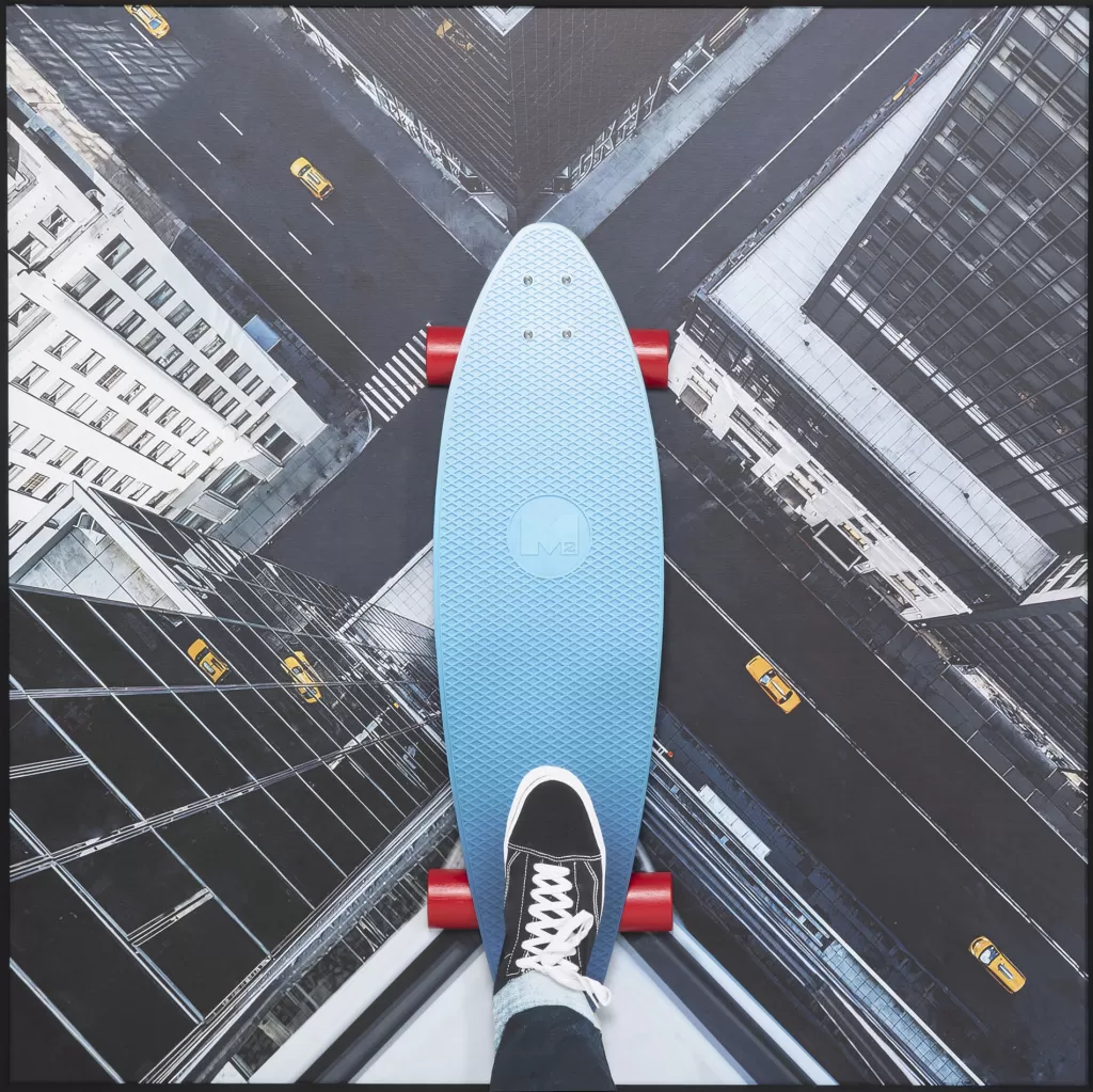 Seinäkoristeet>KARE Design Skyline Skater Kehystetty Taulu 149x149cm