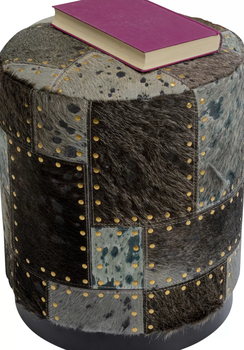 Rahit Ja Jakkarat>KARE Design Squares Jakkara, Palli, Harmaa Ø35cm