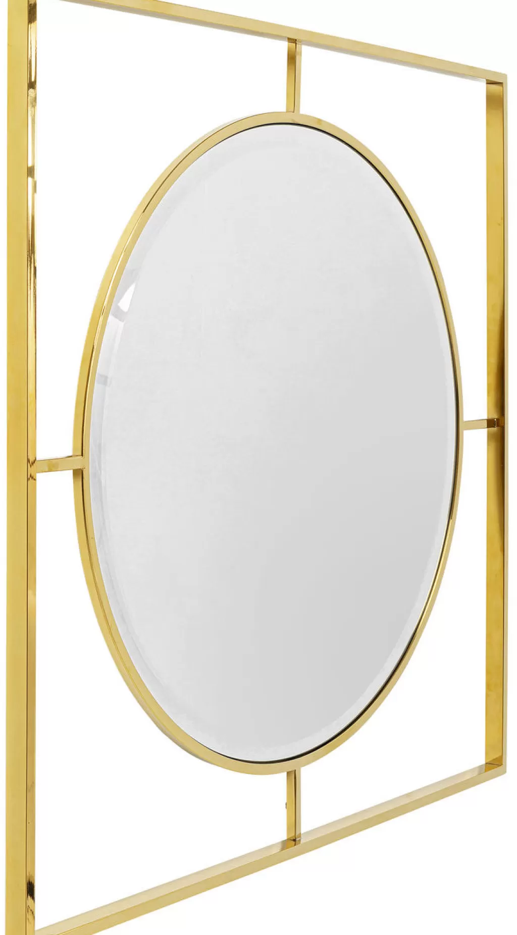 Peilit>KARE Design Stanford Frame Peili, Kulta Ø90cm