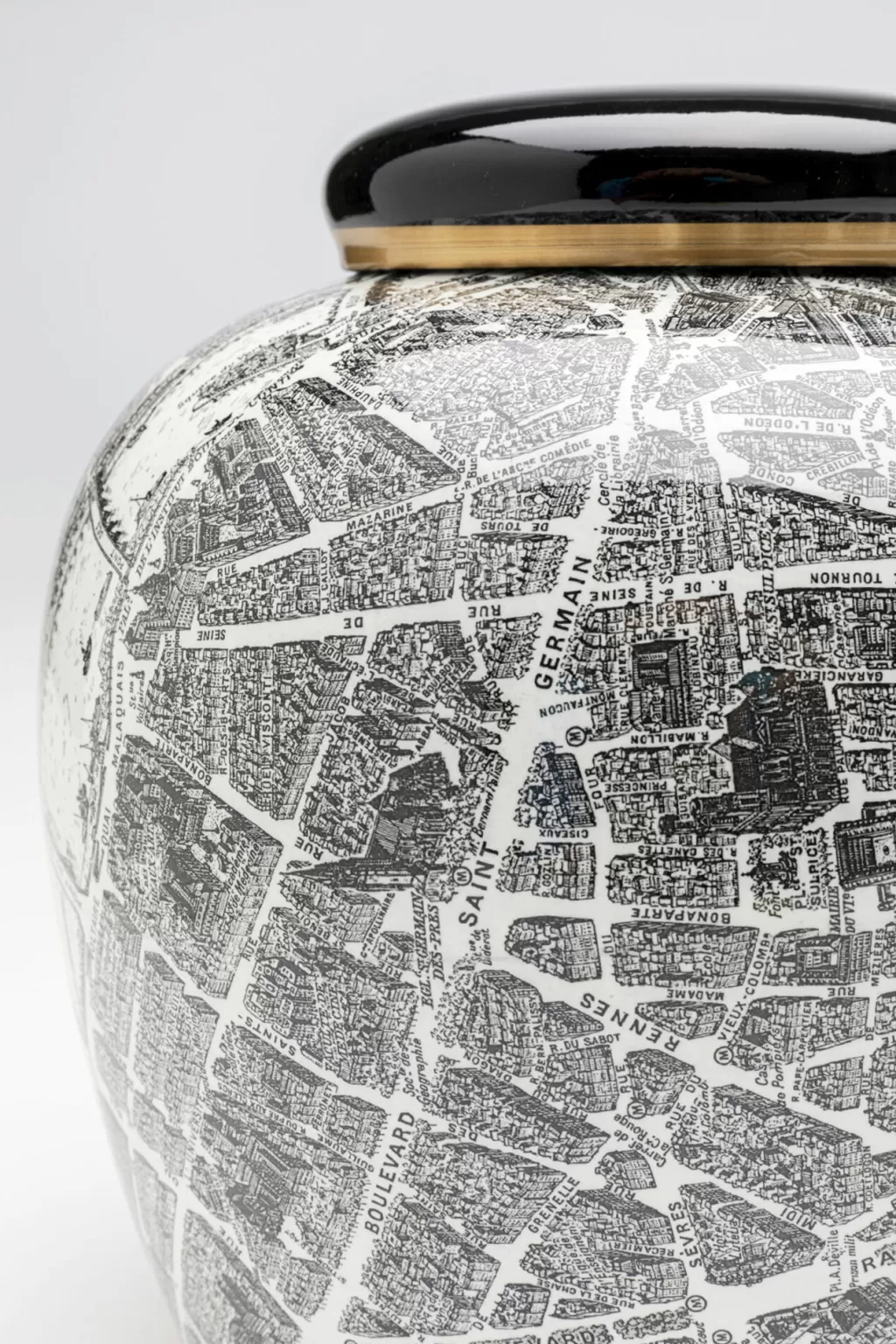 Koriste-Esineet>KARE Design Streets Of Paris Koriste Purkki Ø21cm