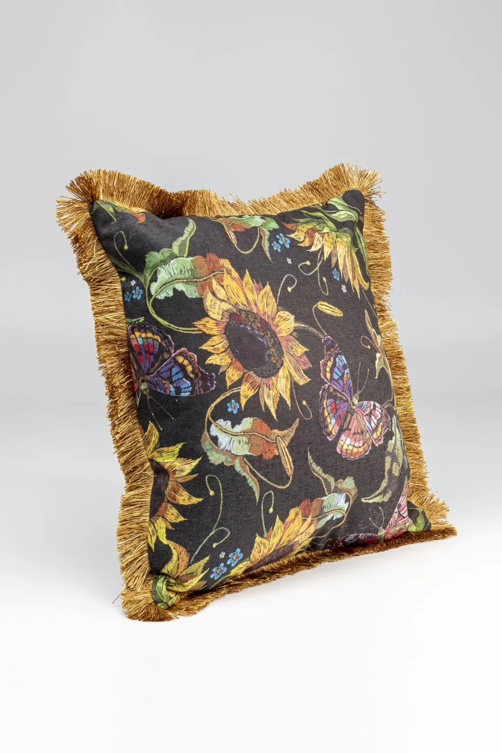 Sisustustyynyt | Olohuone>KARE Design Sunflower Fringe Tyyny 45x45cm