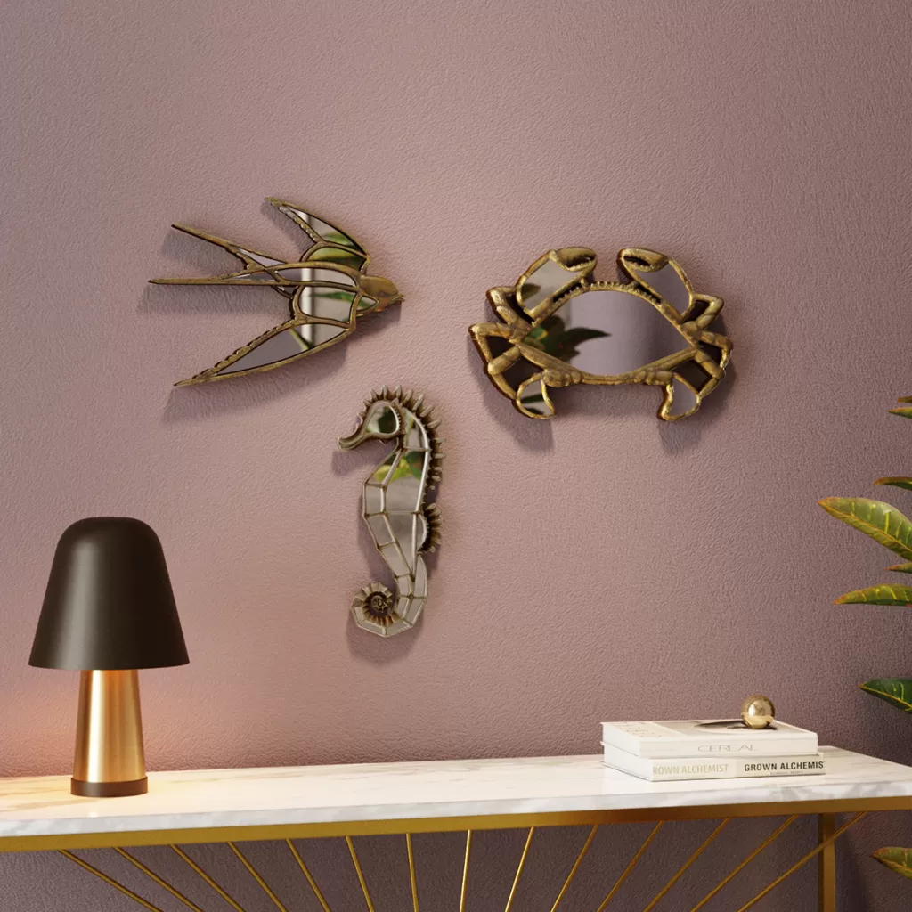 Seinäkoristeet>KARE Design Swallow Mirrors Pääskynen Seinäkoriste 37x25cm