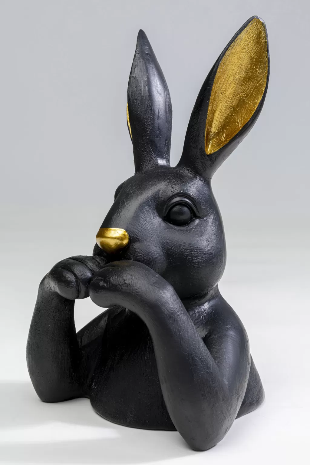 Koriste-Esineet>KARE Design Sweet Rabbit Jänis, Pupu Koriste-esine Musta 23cm
