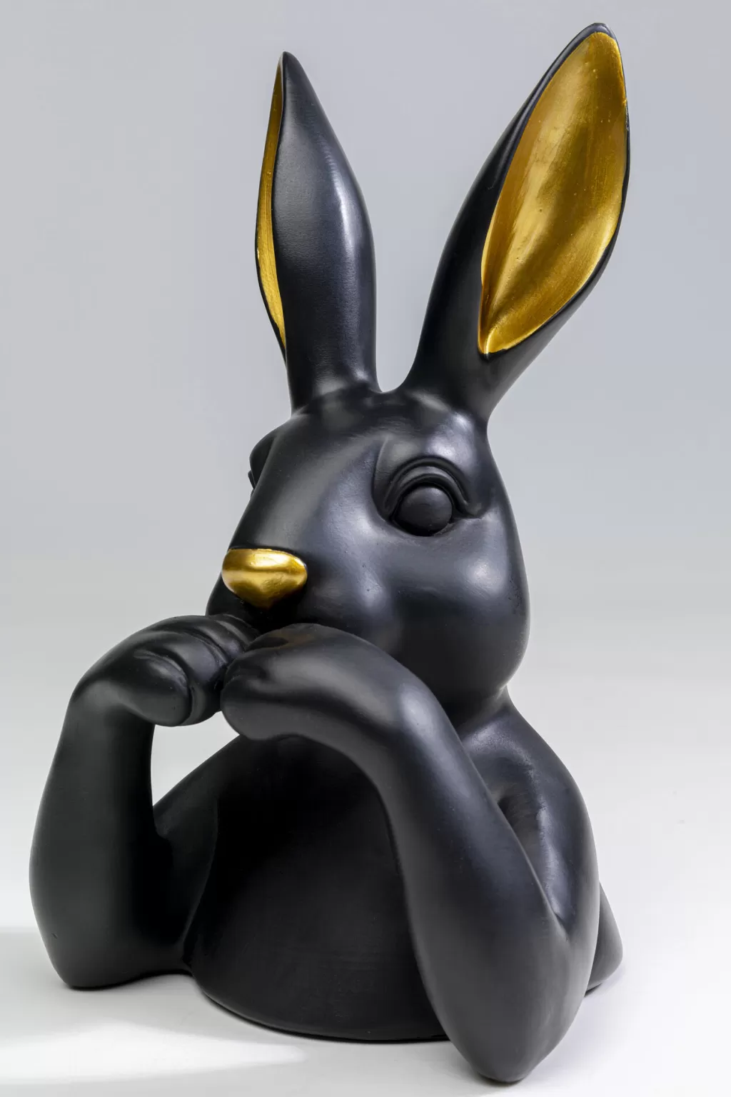 Koriste-Esineet>KARE Design Sweet Rabbit Jänis, Pupu Koriste-esine Musta 31cm