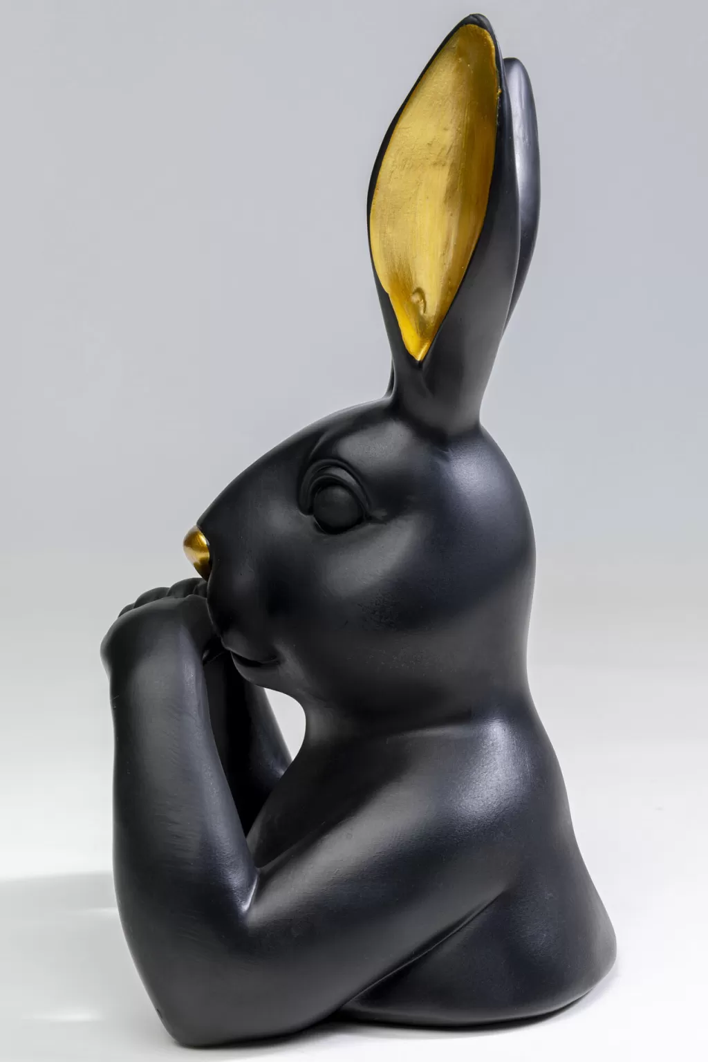 Koriste-Esineet>KARE Design Sweet Rabbit Jänis, Pupu Koriste-esine Musta 31cm