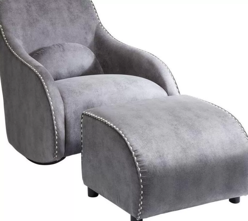 Nojatuolit>KARE Design Swing Ritmo Vintage Keinutuoli, Harmaa