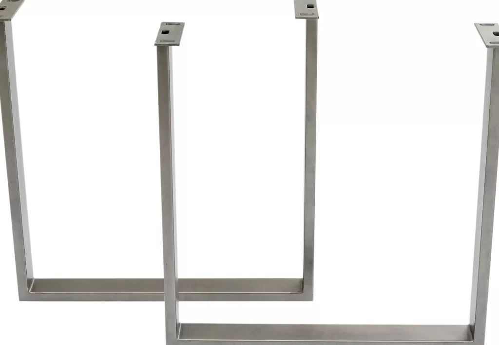 Pöydät>KARE Design Tavola Pöydänjalat Rouhea Metalli (2/Setti)